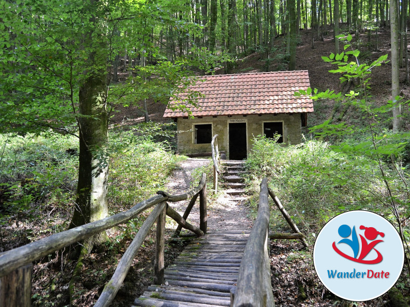 Romantische Rückersbacher Schlucht mit Phonolith