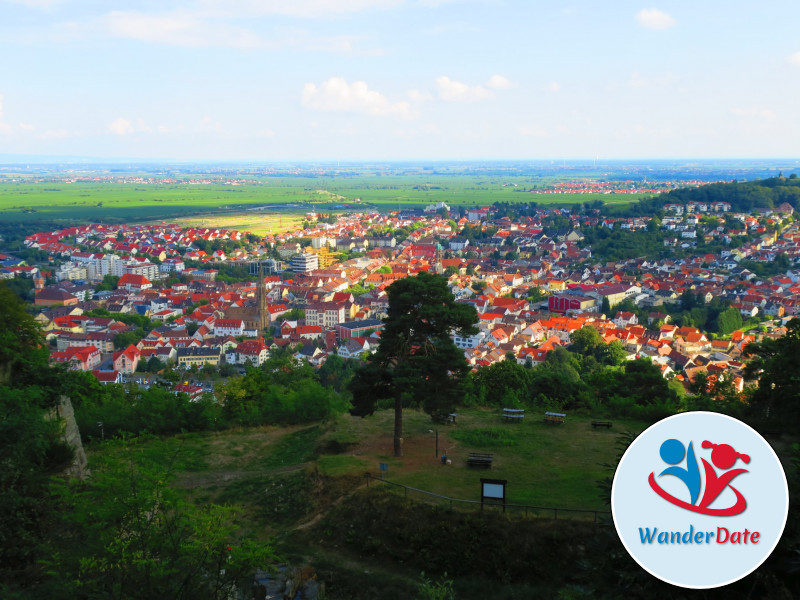 Bismarckturm, Heidenfels und Teufelsstein um Bad Dürkheim