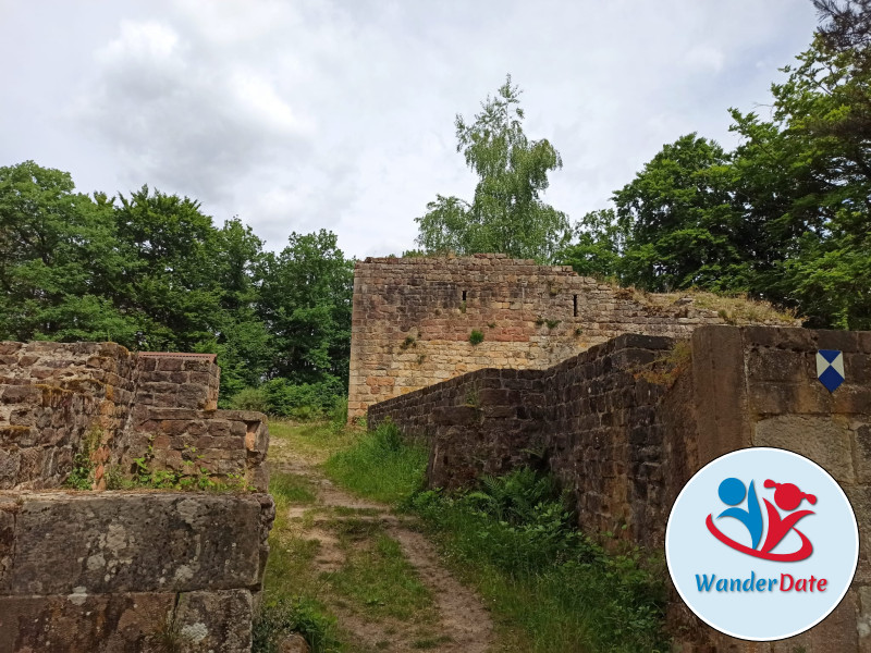 Singlewanderung zur Burg Landeck mit Trifelsblick