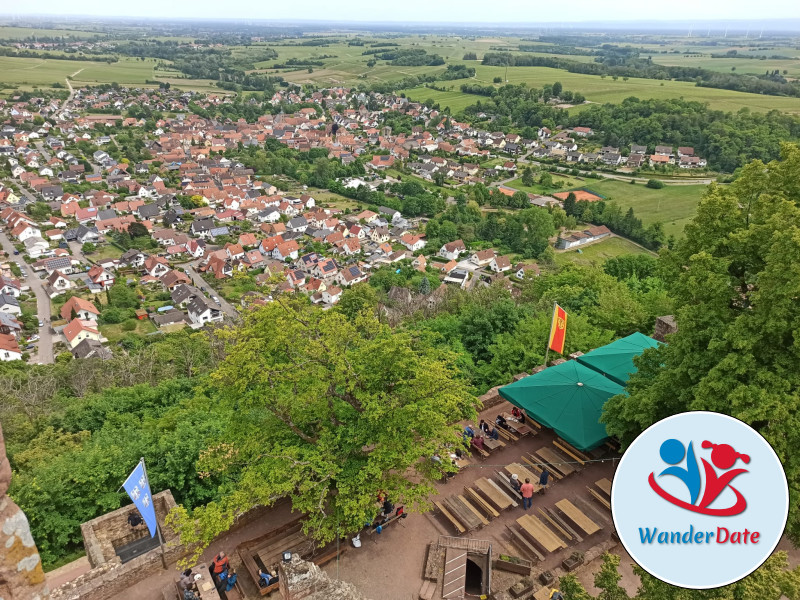 Singlewanderung zur Burg Landeck mit Trifelsblick