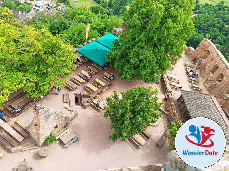 Singlewanderung zur Burg Landeck mit Trifelsblick