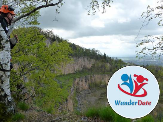 Klettern oder Wandern im Steinbruch Schriesheim